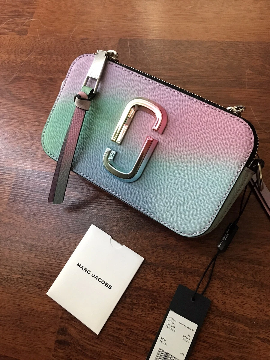 Marc Jacobs Multicolor Small Airbrush Snapshot Camera Bag In 100