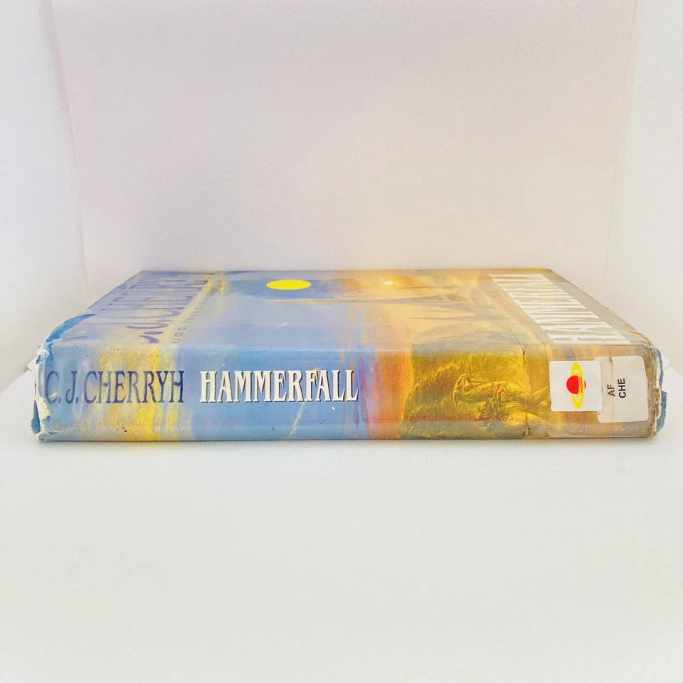 Hammerfall C.J. Cherryh Hardcover Book 2002 Vintage Sci-fi Space Ex-Library - Image 2 of 4
