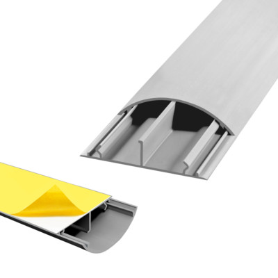 1m Boden Kabelbrücke Selbstklebend - Flacher Kabelkanal Als Stolperschutz