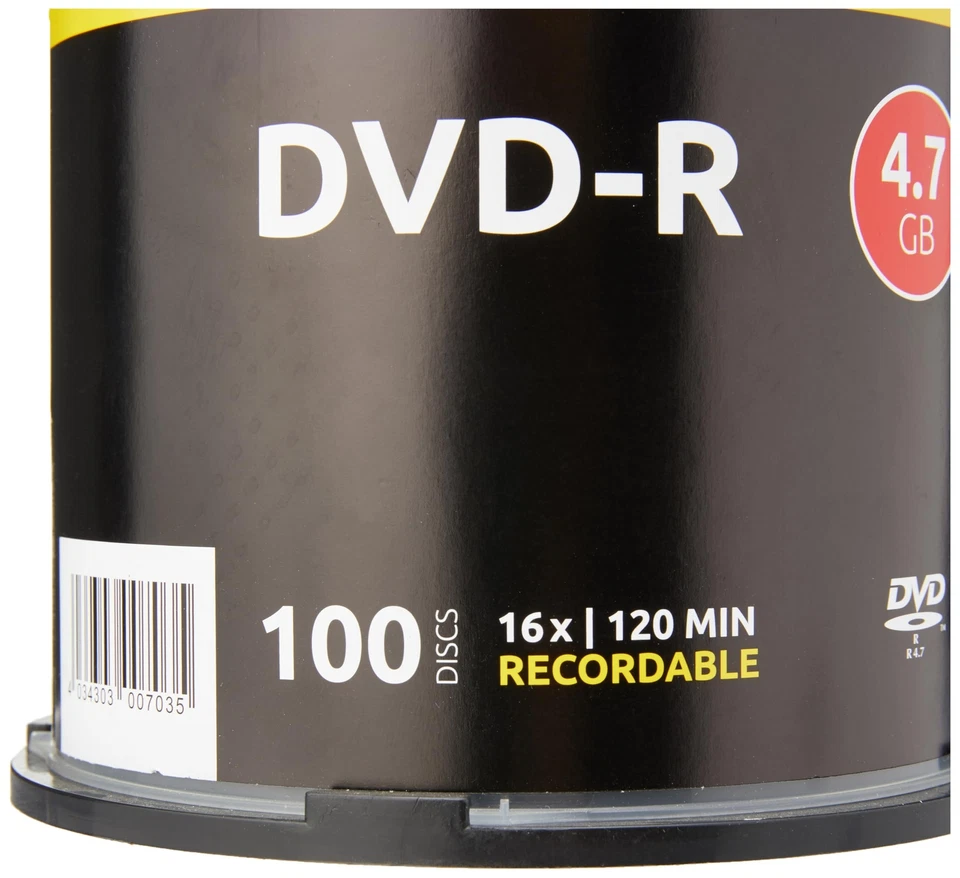 DVD-R 16x Speed 47GB 100er Spindel DVD-Rohlinge - Bild 2 von 4