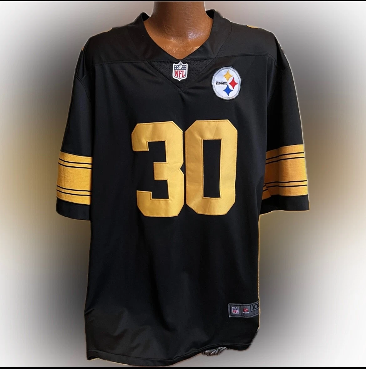 Steelers black and gold jersey sales