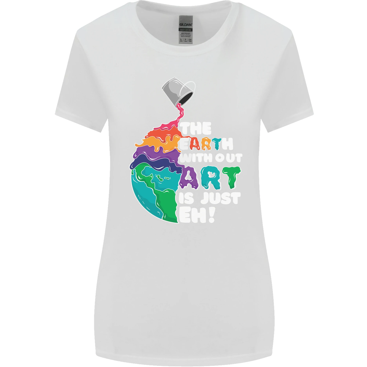 T-shirt Unisexe Delta - Nature Graphics - Blanc - Manches Courtes - Taille L - 100% Coton