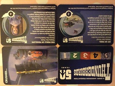 THUNDERBIRDS 50TH ANNIVERSARY: PRINTERS PROOF CARDS: COMPLETE BASE CARD SET