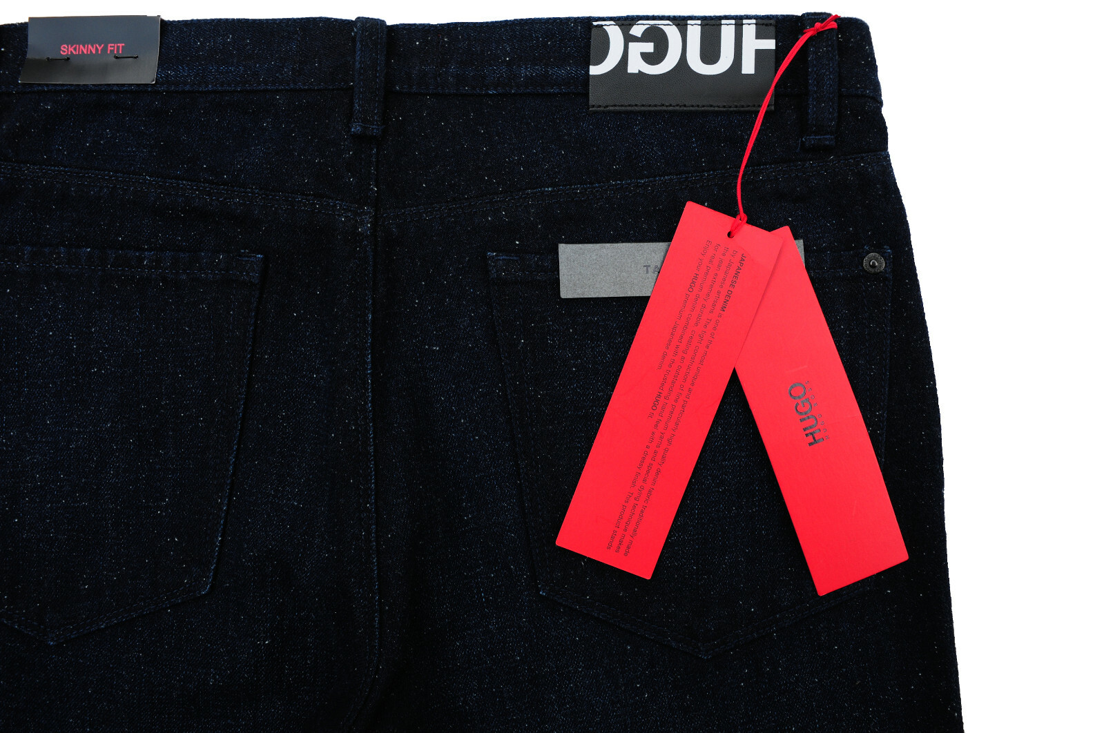 NOWE 32/32 HUGO BOSS JEANS JAPOŃSKI DENIM HUGO708 SKINNY FIT 50395174 Natychmiastowa dostawa tanio