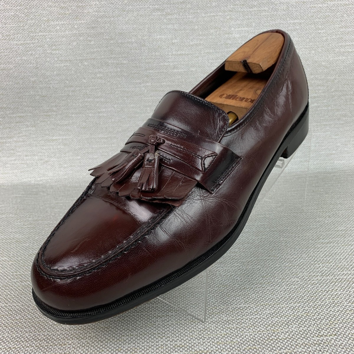 Nunn Bush 9M Brown Leather Kiltie Tassel Loafers 84003-03 Casual Dress Shoes Men NUNN BUSH BROWN KILTIE TASSEL LOAFER 9.5M LEATHER UPPER  main image 2