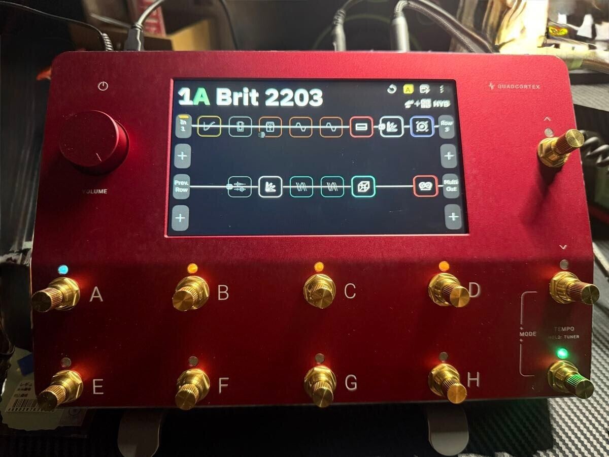 Neural DSP Quad Cortex Limited Color Edition/Red Gold Used Neural DSP Quad Cortex Limited Color Edition/Red Gold Used