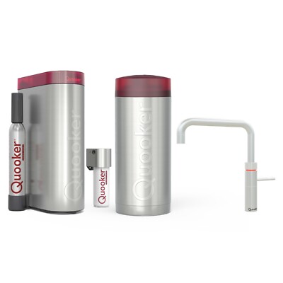 Quooker Fusion Square | Reservoirs COMBI+ | CUBE & Filter | Voll-Edelstahl