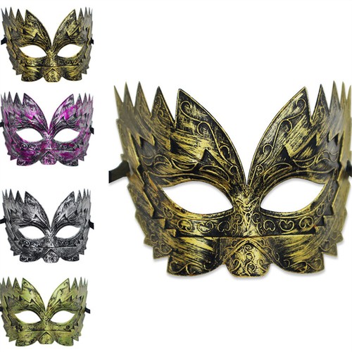 Masquerade Vintage Mask Men Performance Horror Funny Party Half Face Mask