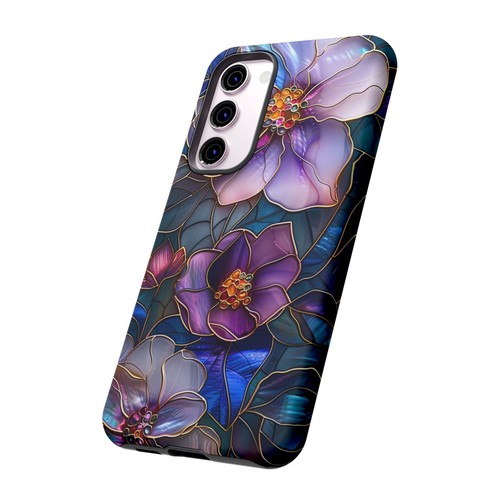 Magnolia Flower Phone Case, Faux Mother of Pearl Floral Cover | X48 - 第 224/272 張圖片