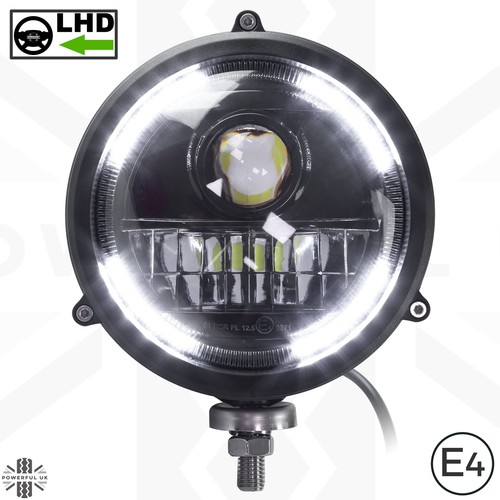 6" full LED Round DRL Motorbike Headlight lamp Motorcycle project LHD - Picture 1 of 11