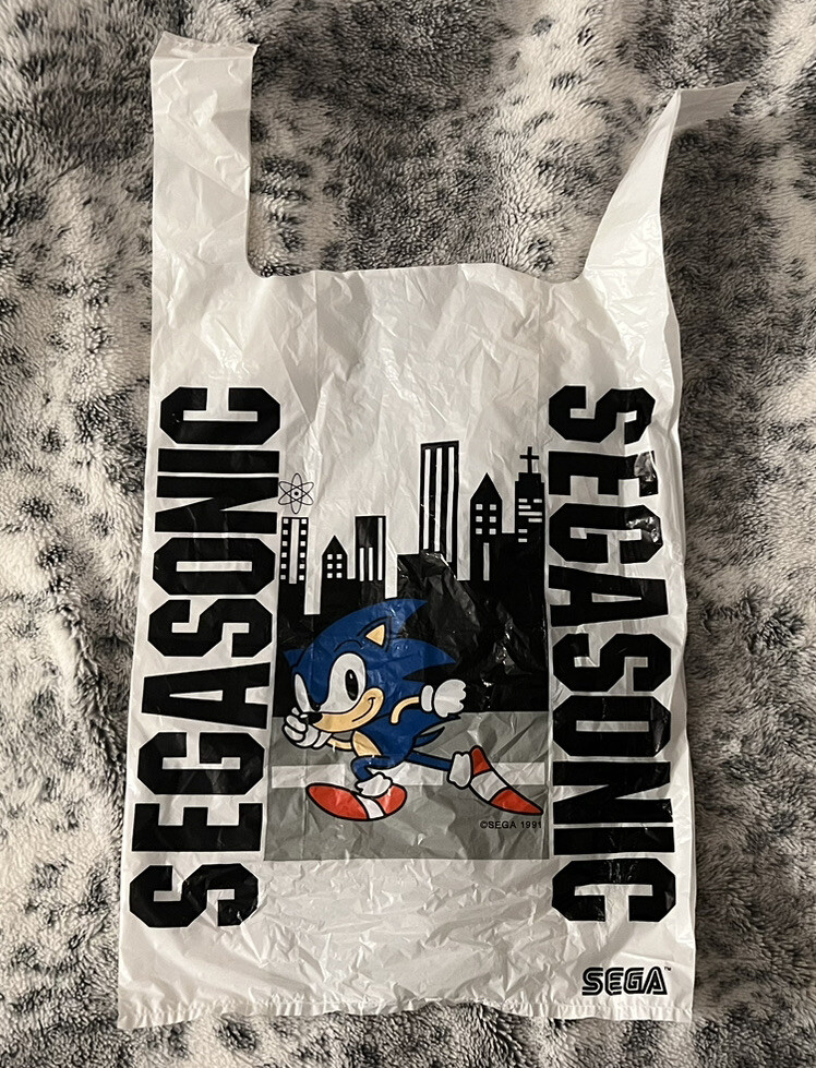 1991 SegaSonic Sonic The Hedgehog Sega Arcade Joypolis Hand Bag