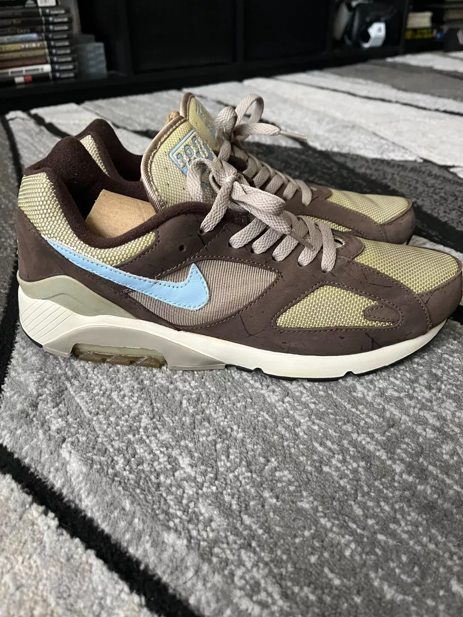 Size 10.5 - Nike Air Max 180 Chino Ice Blue Baroque Brown (2005