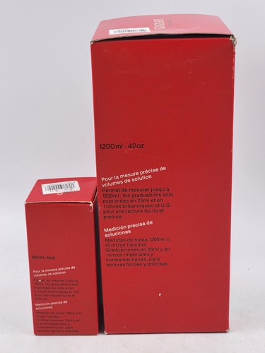 2 laureati di misurazione camera oscura Paterson 1200 ml/42 once e 150 ml/5 oz nuovi con scatola - Foto 2 di 7