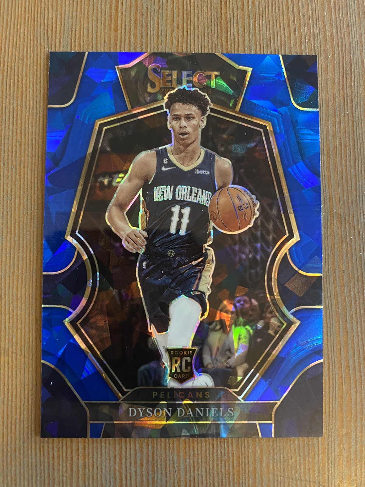Dyson Daniels 2022-23 Select Premier Level #172 Retail Blue Cracked Ice Prizm Rc