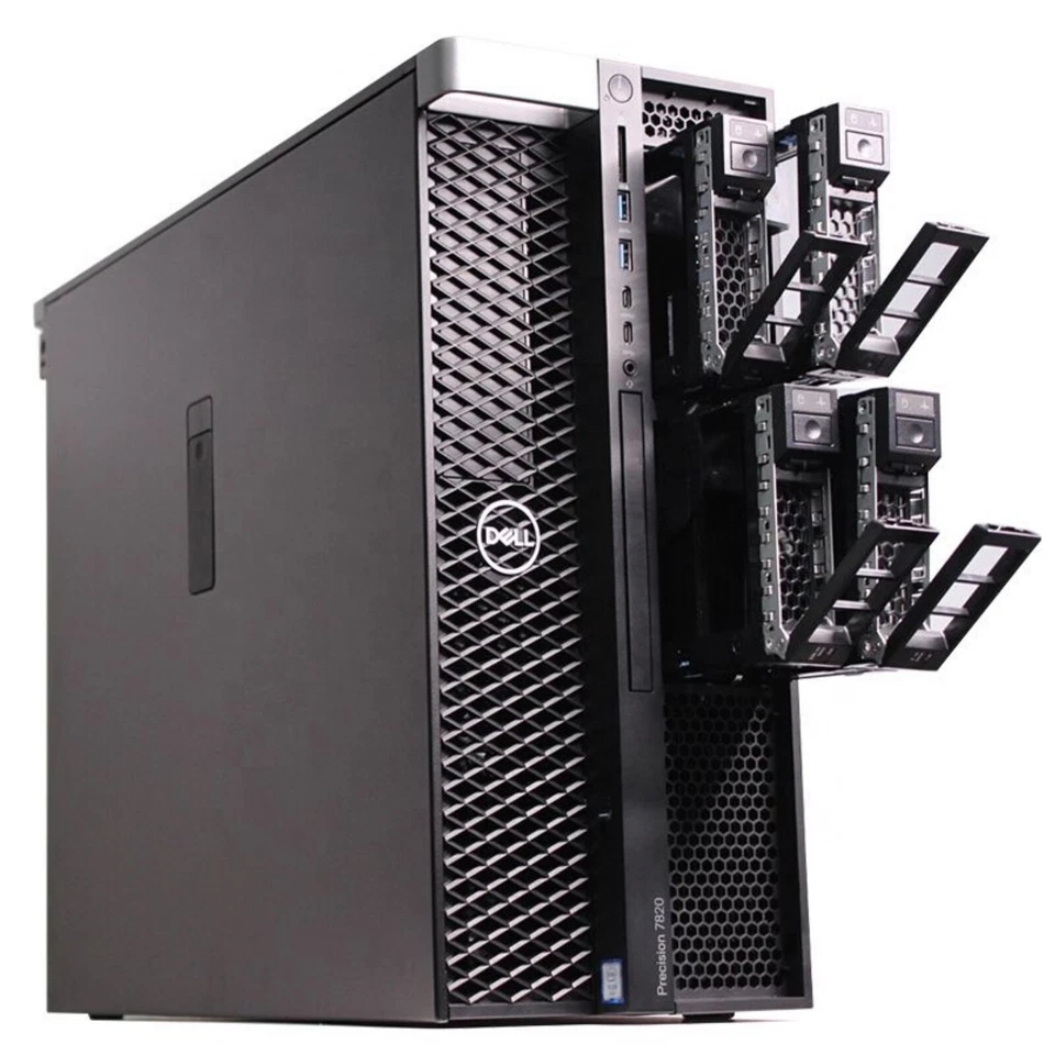 Dell Precision 7820 Xeon Gold 6138 - 20-Core 64GB Ram, 1TB SSD, NVIDIA RTX A4000 - Immagine 4 di 4