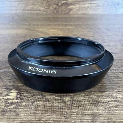 Near Mint] Minolta M-ROKKOR 28mm f/2.8 metal lens hood shade