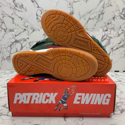 Sneakers uomo PATRICK EWING ATHLETICS 33 HI verde | bordeaux | gomma SEATTLE nuove con etichette - Foto 6 di 11