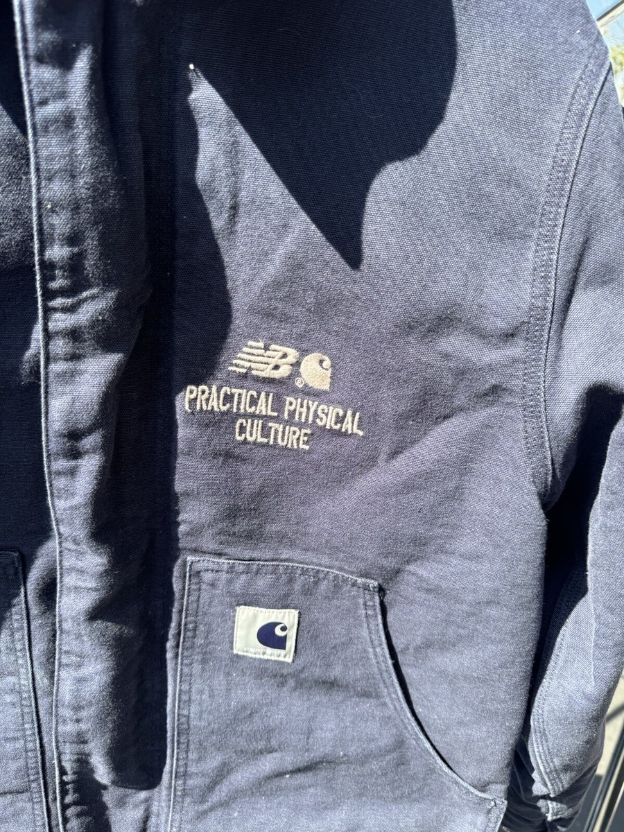 Used Carhartt New balance Wip Arcan Jacket Logo Navy Large Used Carhartt New balance Wip Arcan Jacket Logo Navy Large