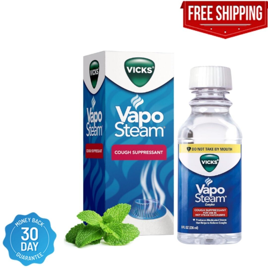 Vicks VapoSteam Medicated Liquid, Use in Vicks Vaporizers & 