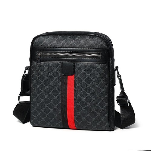 Bolso Bandolera de Cuero para Hombres Bolso Mensajero de Hombro Grande Bolso de Viaje Informal - Imagen 8 de 17