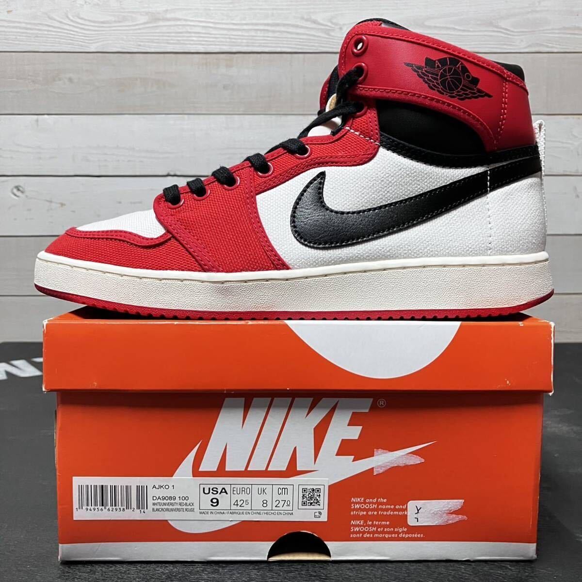 NIKE Men 9.0US Aj Ko 1 Jordan Knock Out Chicago Da9089-100 NIKE Men 9.0US Aj Ko 1 Jordan Knock Out Chicago Da9089-100