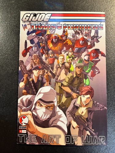 G.I. JOE VS TRANSFORMERS ART OF WAR 1 2 4 5 SET Variants DDP Snake Eyes LOT - Picture 8 of 9