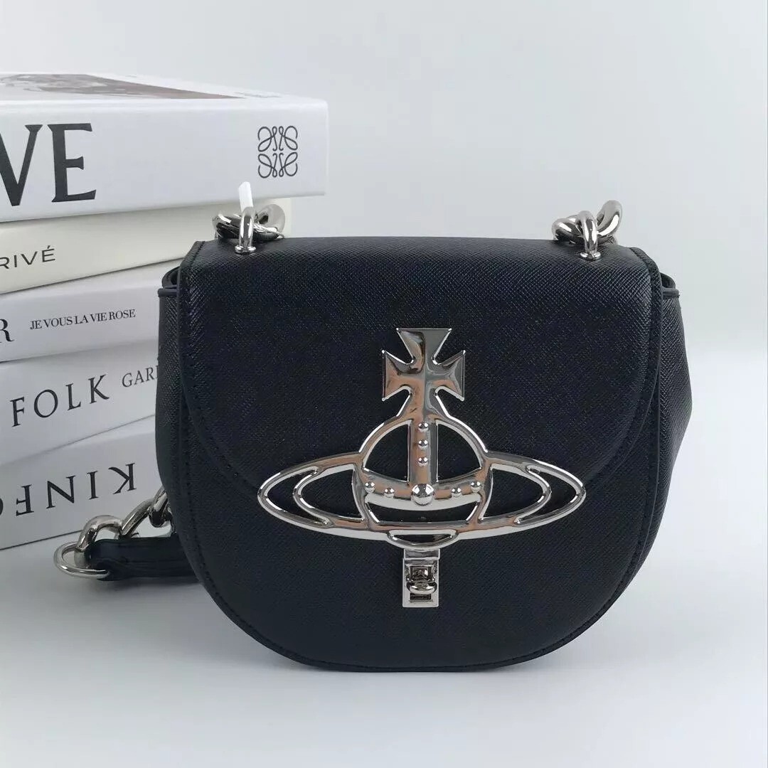 Vivienne Westwood / OVAL ORB ショルダーバッグ Vivienne Westwood leather big orb chain shoulder bag black New | eBay