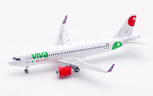 Avión a reacción fundido modelo XA-VIH VivaAerobus Airbus A320-200 INFLIGHT 1:200 - Imagen 5 de 14