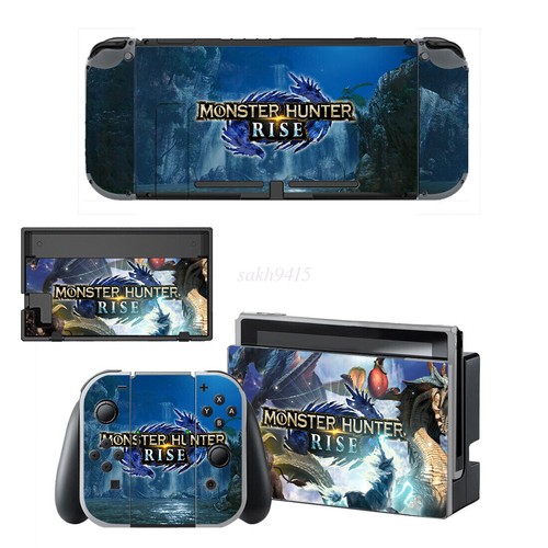 Fit Switch Console & Controller Monster Hunter Rise Sticker Skin Decal Vinyl AU - Picture 7 of 13