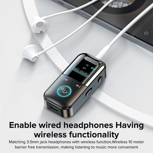 USB Wireless Adapter Bluetooth V5.1 Receiver Transmitter HiFi Digital Display - Picture 13 of 24