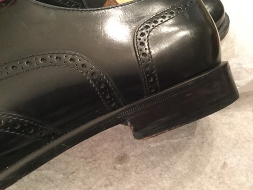 COLE HAAN Men's Black Dress Shoes Leather Lace Up Oxfords Size 10.5 D - Picture 3 of 11