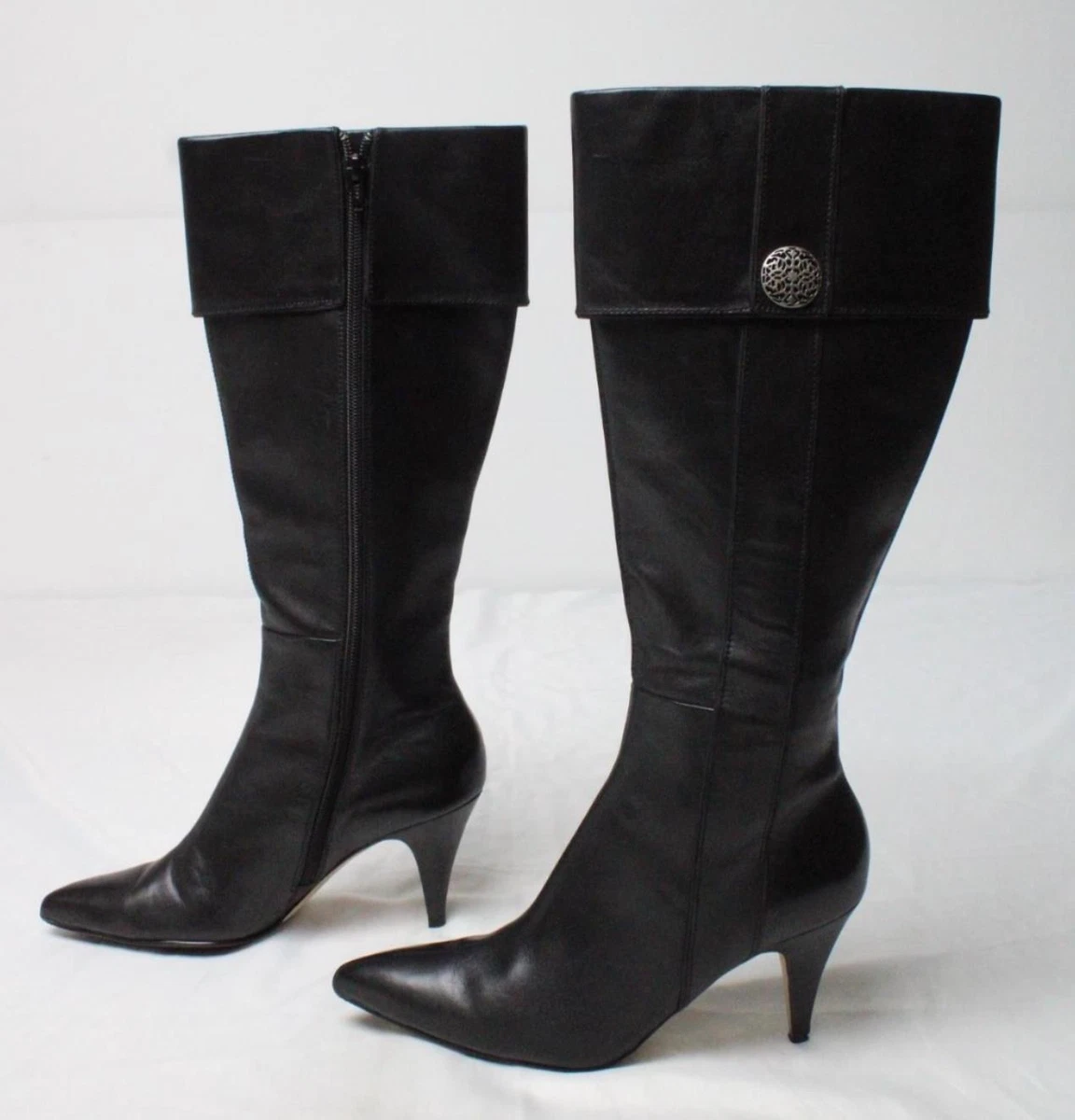 Tahari black boots cheap