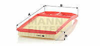 MANN-FILTER C 4287/1 Air Filter for SEAT,SKODA,VW - Bild 1 von 1
