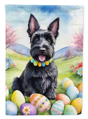 Scottish Terrier 2 Easter Egg Hunt Flag