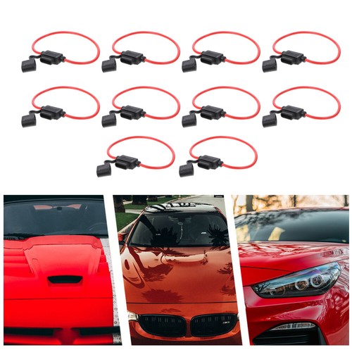 10pcs 40A Small Fuse Holder for vendre Car Boat Truck Auto 12 AWG Cable