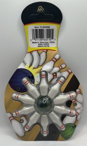 Mini Bowling Game Fun Novelty Play Game Party Game Night Playing - Picture 2 of 4