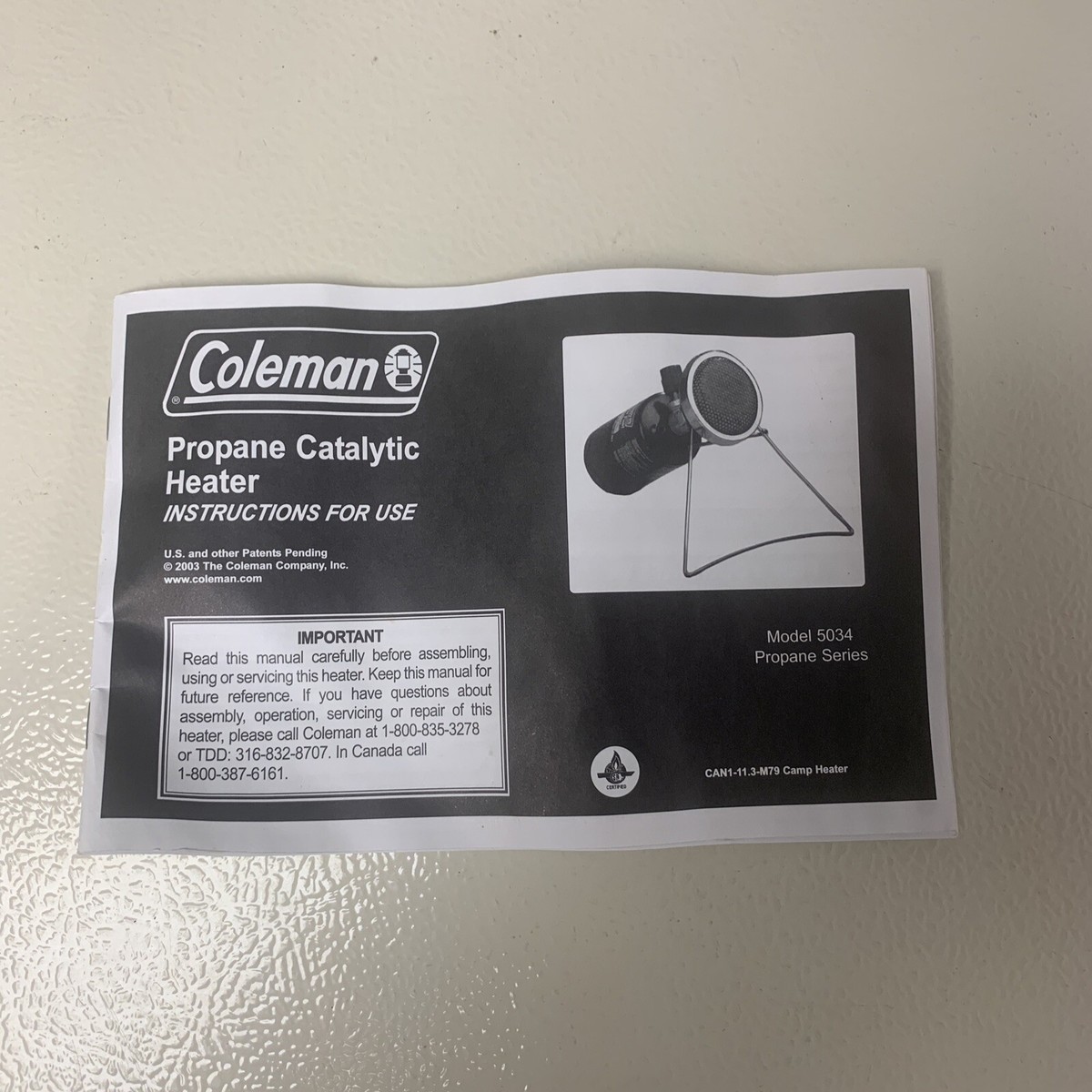 u0026#034;RARE NEWu0026#034; Coleman Emergency Preparedness Survival Kit - CATALYTIC  HEATER KIT | eBay