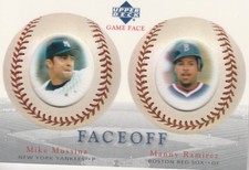Mike Mussina Manny Ramirez 2003 Upper Deck Game Face Faceoff