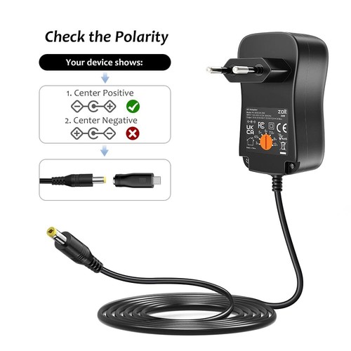 Zolt 36W Adaptateur Secteur Universel AC à DC 3V 4.5V 5V 6V 7.5V 9V 12V 1A 2A... - Photo 4 sur 7