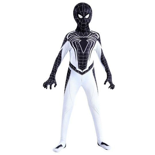 Kids Mens The Spiderman Cosplay SpiderMan Costume Jumpsuit Book Week image 8