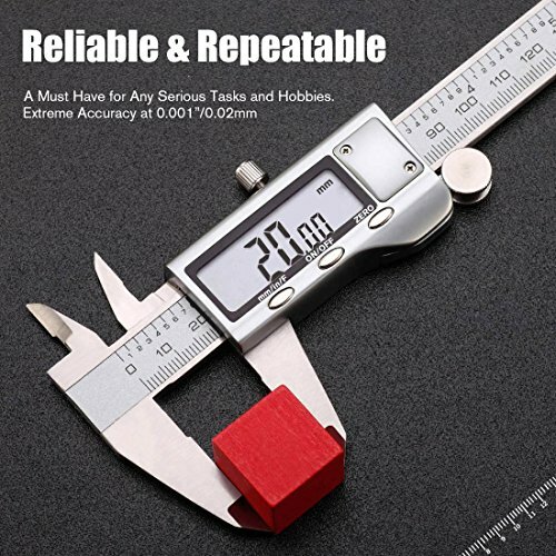 Digital Caliper 6 Inch Measuring Tool Stainless Steel Inch/mm/fractions Electron - Bild 2 von 7