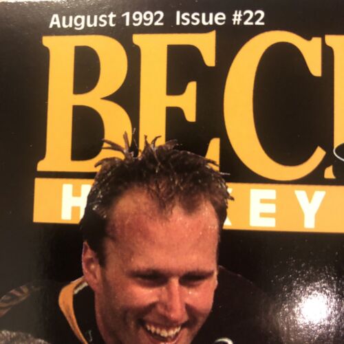 BECKETT HOCKEY MONTHLY #22, AUGUST 1992, PITTSBURGH PENGUINS Cover Photo! - Picture 3 of 9