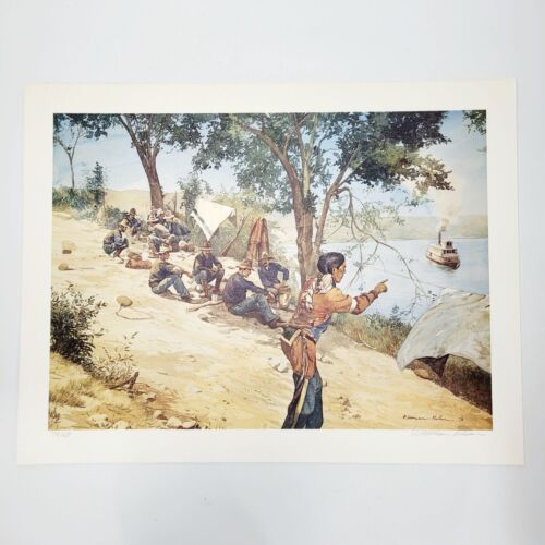 William Nelson Custer Series Battle of Little Bighorn Set Of 10Signed #'d Prints - 第 19/24 張圖片