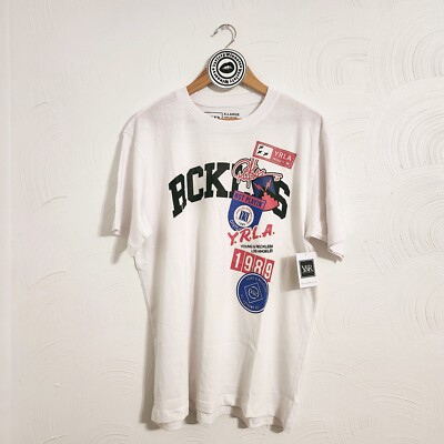 New Young & Reckless Mens Tee XL Short Sleeve White Hypebeast Streetwear Y2k Y&R