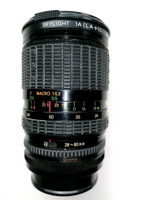 Konica Zoom Sigma 28-80mm F/3,5-4,5