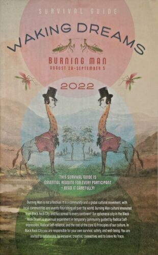 Burning Man 2022 - Survival Guide - No Tickets included - No