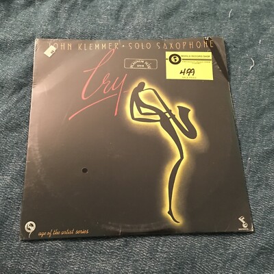 JOHN KLEMMER, Cry (Solo Saxophone) USA New Old Stock Sealed LP