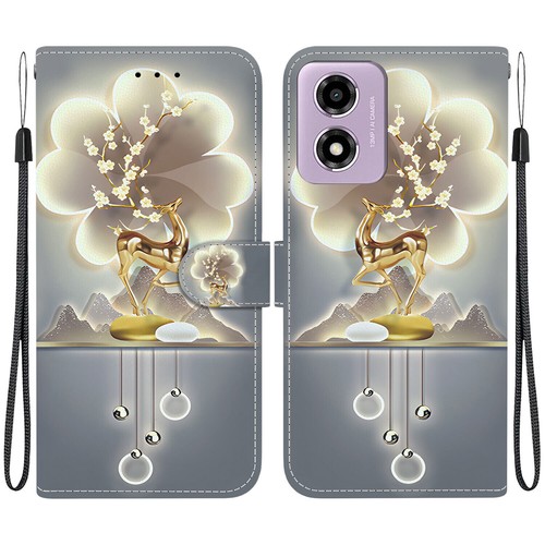 Butterfly Flower Cat Bear Wallet Phone Case For Motorola E14 E13 E30 E40 G12 G62 - Picture 16 of 32