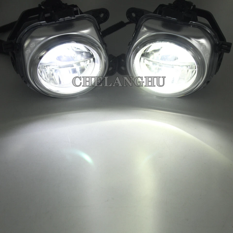 New pair Left & Right LED Fog Lamp Light DRL For BMW X3 F25 2014 2015 2016 2017  Foto 2 de 4