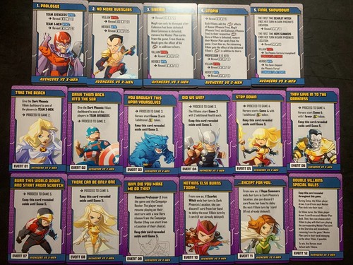 Marvel United extras -- PETS, EQUIPMENT, CAMPAIGNS, TEAM DECKS, LOCATIONS, etc. - Picture 139 of 159